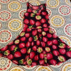 Strawberry Skater Dress